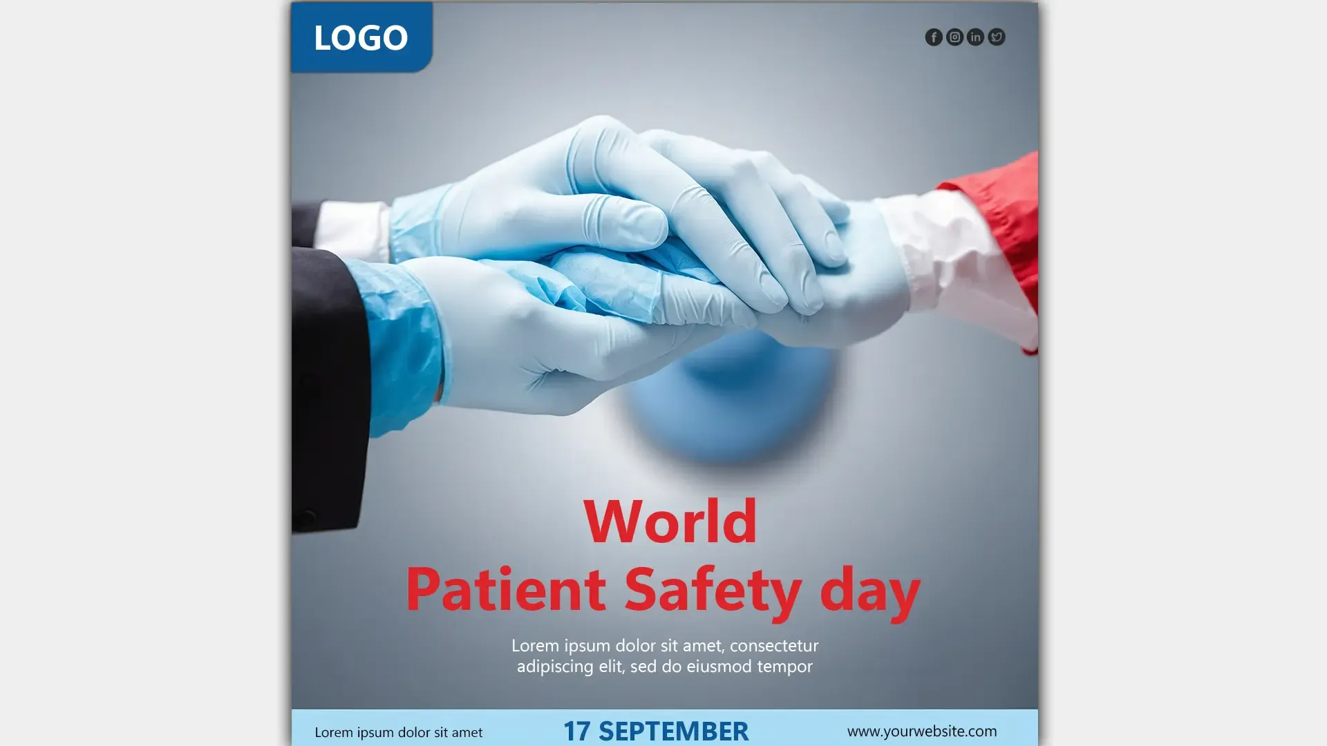 World Patient Safety Day 2024 Instagram Post Psd Psd Templates